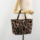 Salvatore Ferragamo Tote Bag Harako Leather Brown Gold Auth 185590A-22