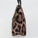 Salvatore Ferragamo Tote Bag Harako Leather Brown Gold Auth 185590A-3