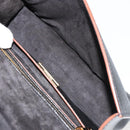 Miu Miu Shoulder Bag Leather Black Gold Auth 185592A-11