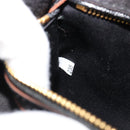 Miu Miu Shoulder Bag Leather Black Gold Auth 185592A-12