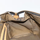 FENDI Zucca Canvas Hand Bag 2way Black Brown Auth 185594A-19