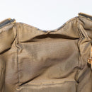 FENDI Zucca Canvas Hand Bag 2way Black Brown Auth 185594A-20