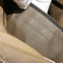 FENDI Zucca Canvas Hand Bag 2way Black Brown Auth 185594A-12