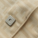 FENDI Zucca Canvas Mamma Baguette Shoulder Bag Ivory Silver Auth 185596V-19