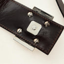 FENDI Zucca Canvas Mamma Baguette Shoulder Bag Ivory Silver Auth 185596V-21