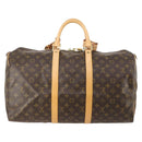 LOUIS VUITTON Monogram Keepall 50 Boston Bag M41426 LV Auth 185599SAM-2