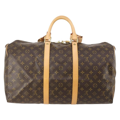 LOUIS VUITTON Monogram Keepall 50 Boston Bag M41426 LV Auth 185599SAM - 0