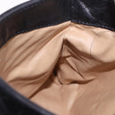 BOTTEGA VENETA INTRECCIATO Hand Bag Leather 2way Black Gold Auth 185602A-26
