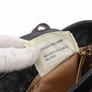 BOTTEGA VENETA INTRECCIATO Hand Bag Leather 2way Black Gold Auth 185602A-12