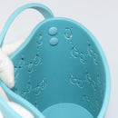 GUCCI Children's Hand Bag rubber Turquoise Blue 723051 Auth 185604M-17
