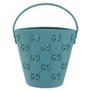 GUCCI Children's Hand Bag rubber Turquoise Blue 723051 Auth 185604M-3