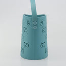 GUCCI Children's Hand Bag rubber Turquoise Blue 723051 Auth 185604M-4