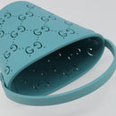 GUCCI Children's Hand Bag rubber Turquoise Blue 723051 Auth 185604M-6