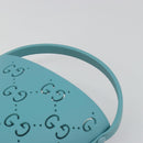 GUCCI Children's Hand Bag rubber Turquoise Blue 723051 Auth 185604M-8