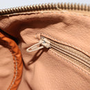 CELINE Macadam Canvas Shoulder Bag PVC Leather Brown Gold Auth 185605A-21