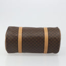 CELINE Macadam Canvas Shoulder Bag PVC Leather Brown Gold Auth 185605A-5