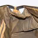 FENDI Zucca Canvas Handtas Zwart Bruin Auth 185608A-23