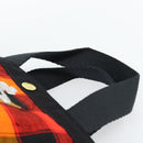 Vivienne Westwood Tote Bag Canvas Orange Gold Auth 185611A-14