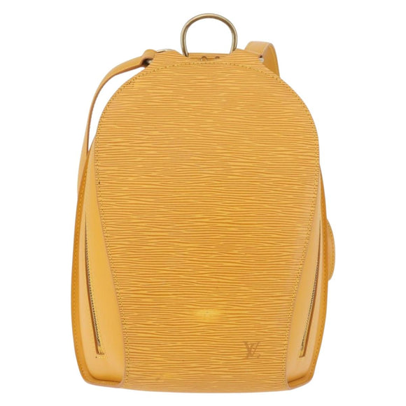 LOUIS VUITTON Epi Mabillon Backpack Yellow M52239 LV Auth 185616A