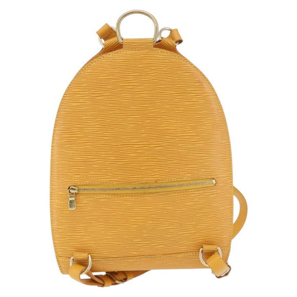 LOUIS VUITTON Epi Mabillon Backpack Yellow M52239 LV Auth 185616A
