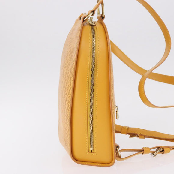 LOUIS VUITTON Epi Mabillon Backpack Yellow M52239 LV Auth 185616A