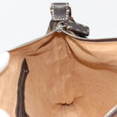 FENDI Zucca Canvas Shoulder Bag Black Brown Auth 185617A-20