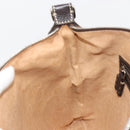 FENDI Zucca Canvas Shoulder Bag Black Brown Auth 185617A-21