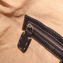 FENDI Zucca Canvas Shoulder Bag Black Brown Auth 185617A-22