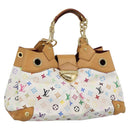 LOUIS VUITTON Monogram Multicolor Ursula Tote Bag White M40123 LV Auth 185619-1