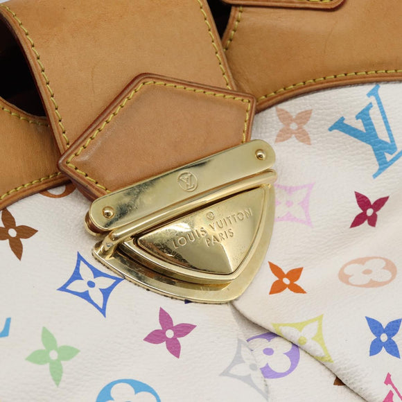 LOUIS VUITTON Monogram Multicolor Ursula Tote Bag White M40123 LV Auth 185619