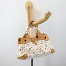 LOUIS VUITTON Monogram Multicolor Ursula Tote Bag White M40123 LV Auth 185619-22