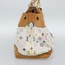 LOUIS VUITTON Monogram Multicolor Ursula Tote Bag White M40123 LV Auth 185619-4