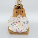 LOUIS VUITTON Monogram Multicolor Ursula Tote Bag White M40123 LV Auth 185619-5