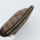 LOUIS VUITTON Damier Ebene Pochette Cosmetic PM Pouch N47516 LV Auth 185623-6