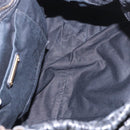 Miu Miu Hand Bag Leather Black Gold Auth 185627V-16