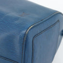 LOUIS VUITTON Epi Speedy 35 Hand Bag Toledo Blue M42995 LV Auth 185633-14