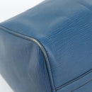LOUIS VUITTON Epi Speedy 35 Hand Bag Toledo Blue M42995 LV Auth 185633-15