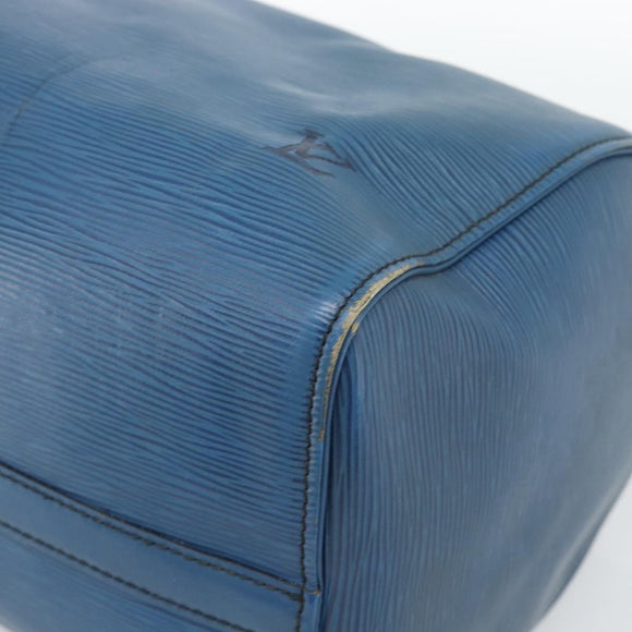 LOUIS VUITTON Epi Speedy 35 Hand Bag Toledo Blue M42995 LV Auth 185633