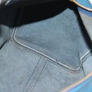 LOUIS VUITTON Epi Speedy 35 Hand Bag Toledo Blue M42995 LV Auth 185633-19