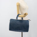 LOUIS VUITTON Epi Speedy 35 Hand Bag Toledo Blue M42995 LV Auth 185633-21