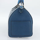 LOUIS VUITTON Epi Speedy 35 Hand Bag Toledo Blue M42995 LV Auth 185633-4