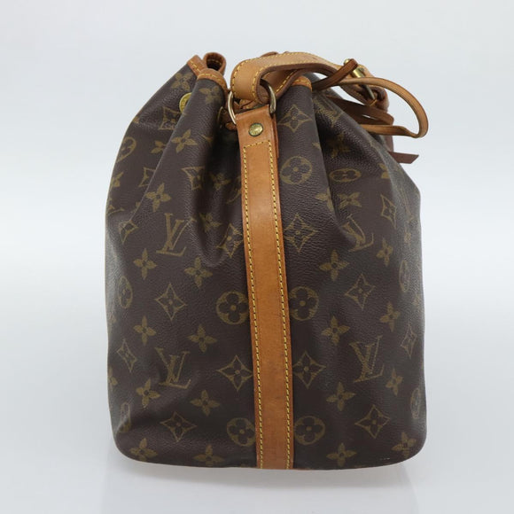 LOUIS VUITTON Monogram Petit Noe Shoulder Bag M42226 LV Auth 185637