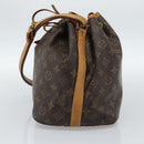 LOUIS VUITTON Monogram Petit Noe Shoulder Bag M42226 LV Auth 185637-4