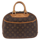 LOUIS VUITTON Monogram Trouville Hand Bag M42228 LV Auth 185638A-13