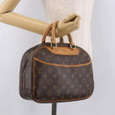 LOUIS VUITTON Monogram Trouville Hand Bag M42228 LV Auth 185638A-24