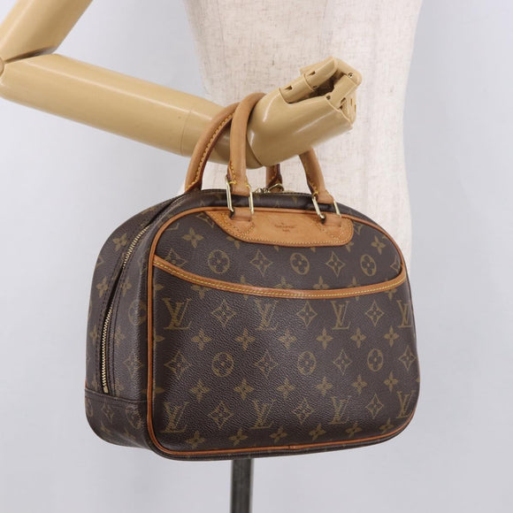 LOUIS VUITTON Monogram Trouville Hand Bag M42228 LV Auth 185638A