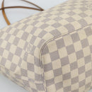 LOUIS VUITTON Damier Azur Neverfull MM Tote Bag N41605 LV Auth 185639-15