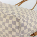 LOUIS VUITTON Damier Azur Neverfull MM Tote Bag N41605 LV Auth 185639-16