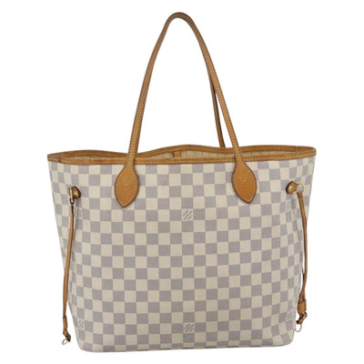 LOUIS VUITTON Damier Azur Neverfull MM Tote Bag N41605 LV Auth 185639 - 0