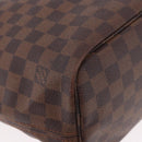 LOUIS VUITTON Damier Ebene Neverfull MM Tote Bag N51105 LV Auth 185640-9